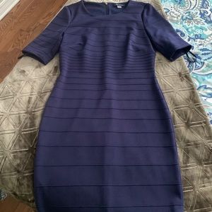 Navy blue cocktail dress